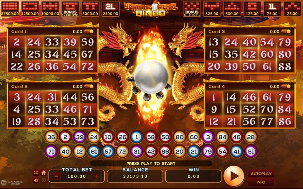 burning pearl ลายเกมนี้