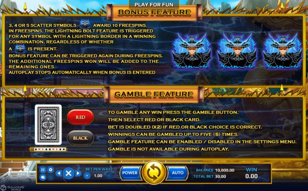 feature lighting god